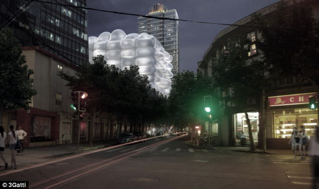 3GATTI, cladirea gonflabila