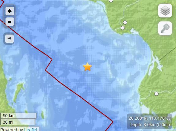 Cutremur cu magnitudinea 6,8 in largul Mexicului