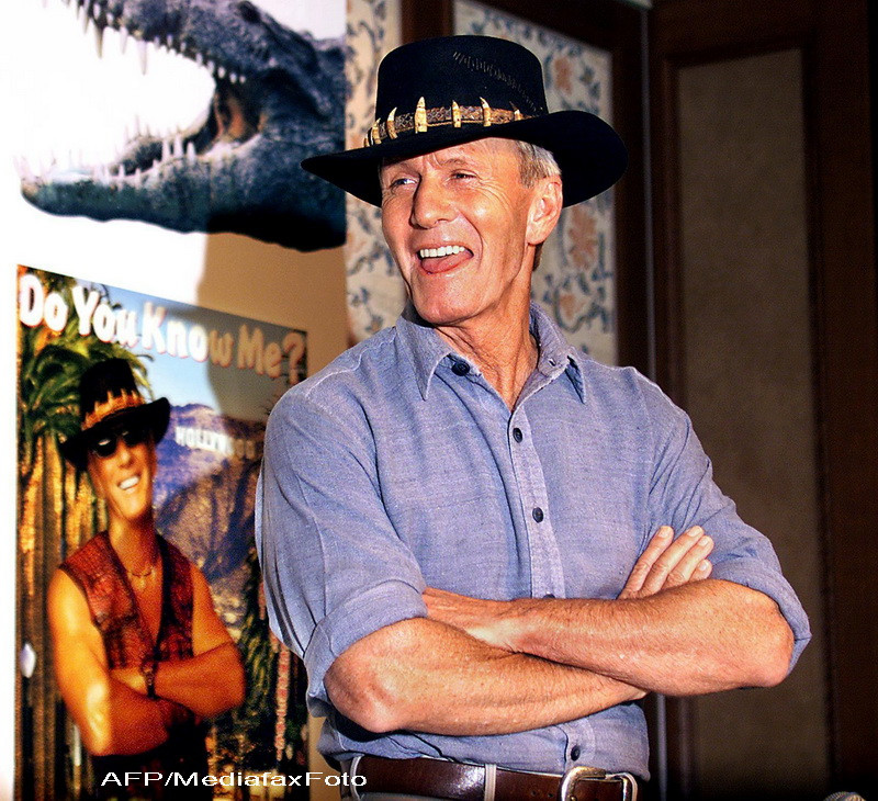 Actorul Paul Hogan, devenit celebru in filmul Crocodile Dundee, divorteaza pentru a treia oara