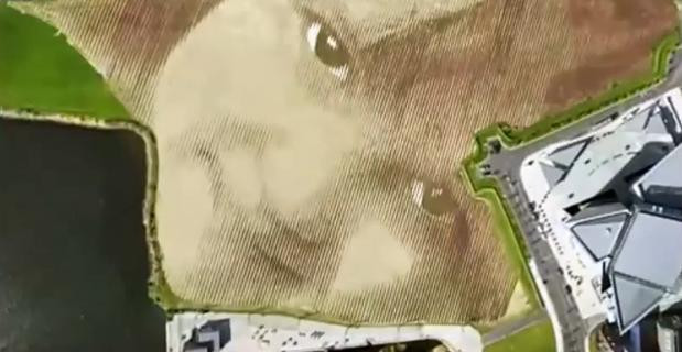 Peisajul unic pe Pamant care poate fi vazut numai din aer