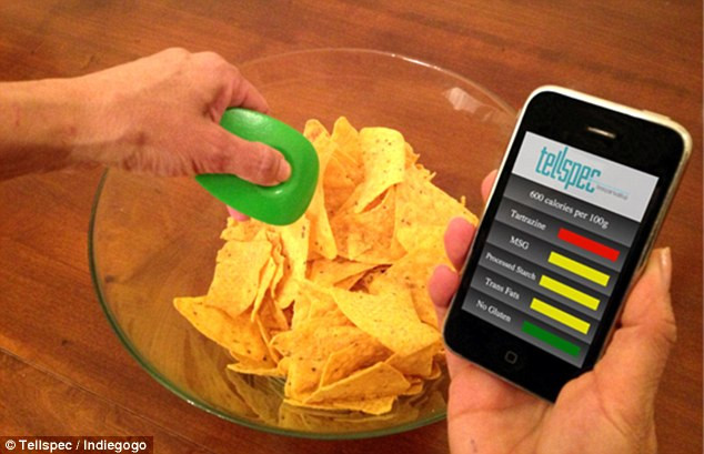 Tellspec poate schimba modul in care mancati. Arata cate calorii si chimicale contine un aliment