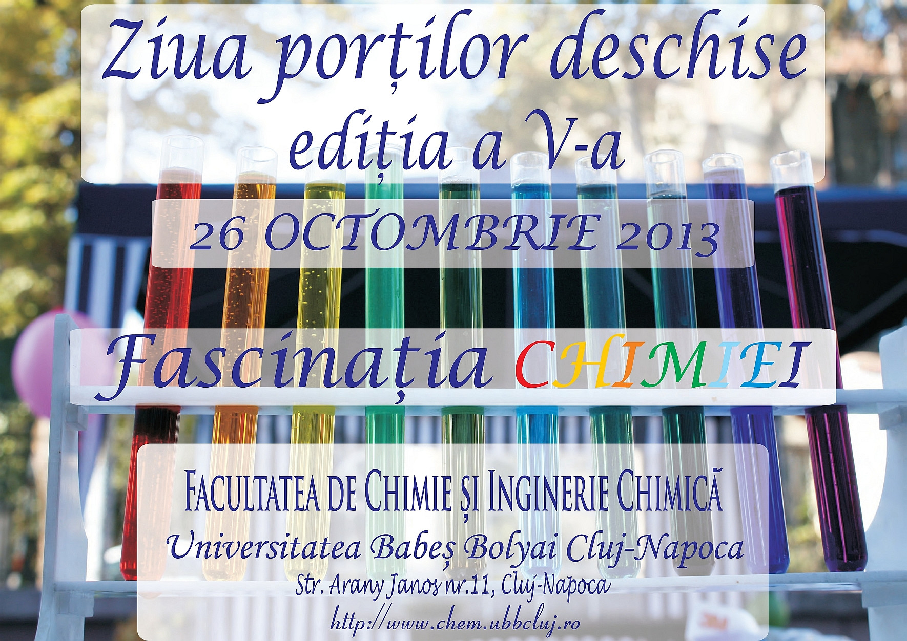 Ziua Portilor deschise la Facultatea de Chimie si Inginerie Chimica UBB