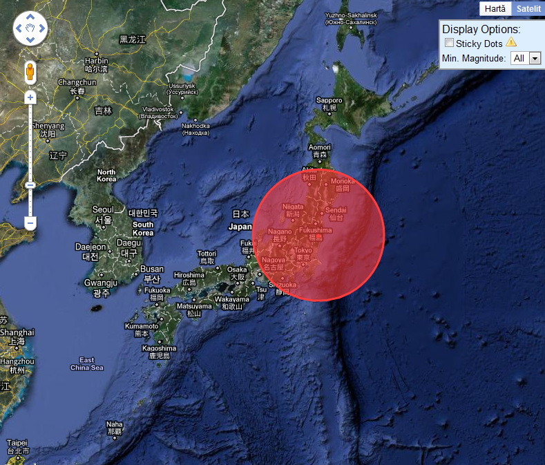 CUTREMUR cu magnitudinea de 7,3 in Japonia. Un tsunami de un metru a lovit coasta de est