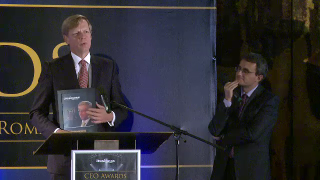 Steven van Groningen a fost numit "cel mai admirat CEO din Romania" la gala Business Magazin
