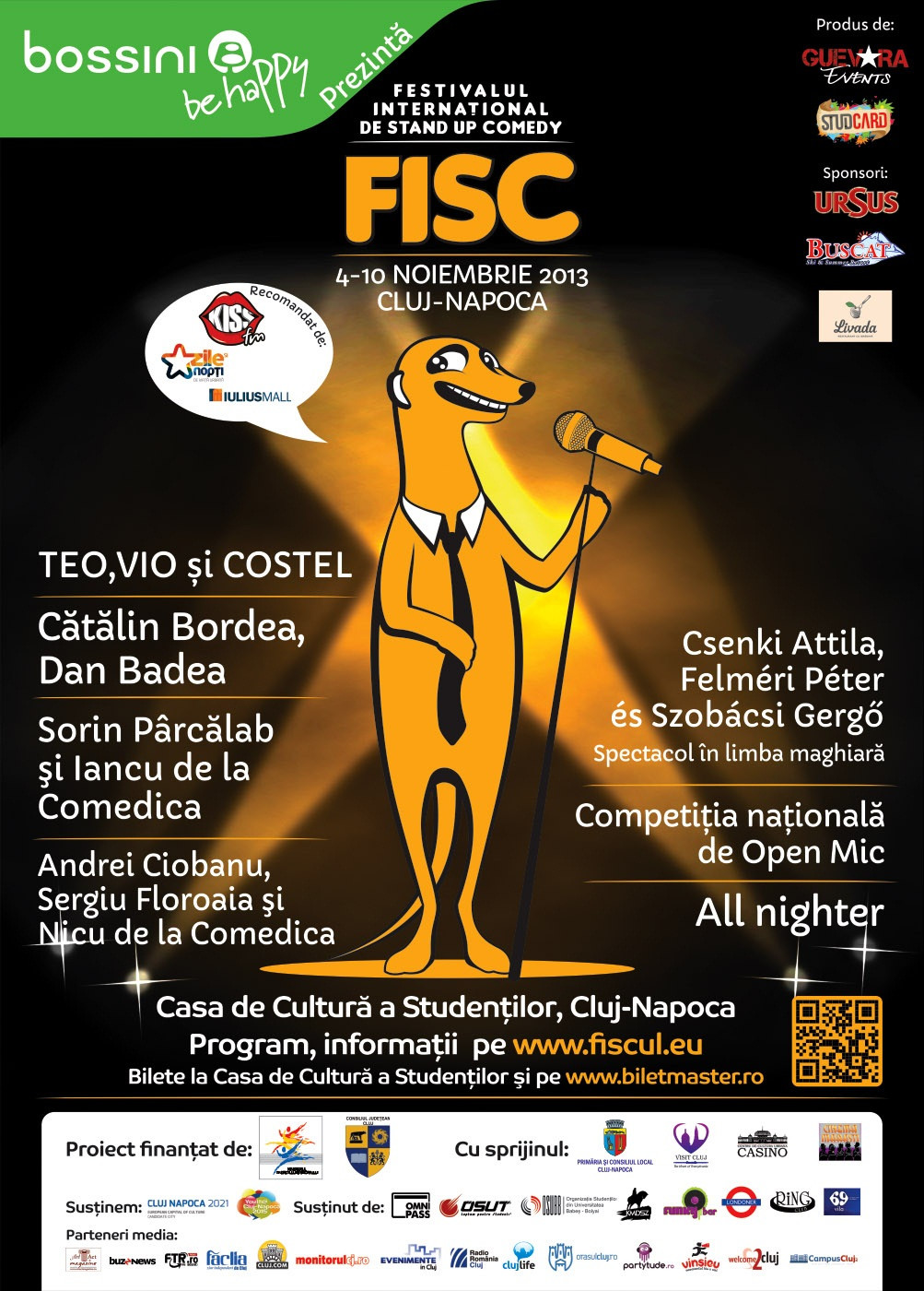 Festivalul International de Stand up Comedy 2013, in curand la Cluj-Napoca