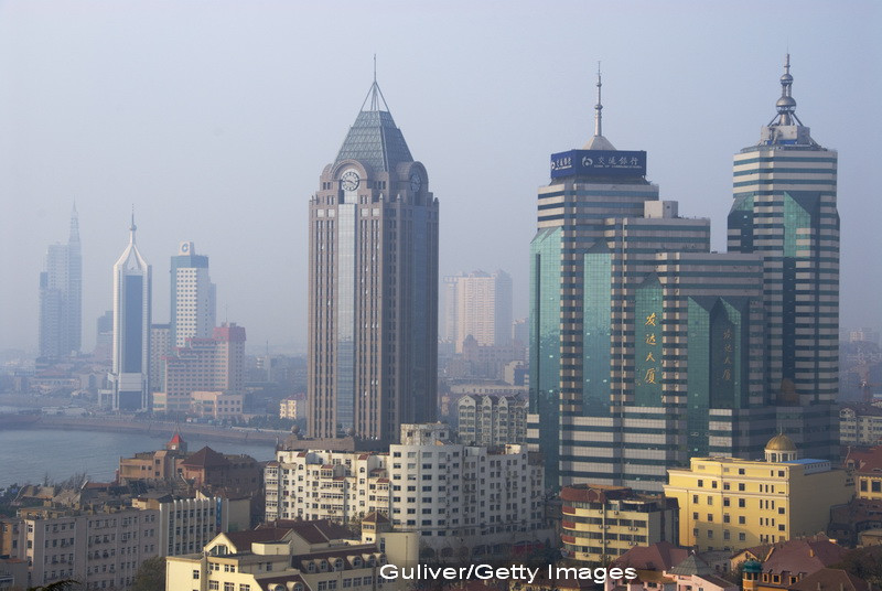 Detaliul inexplicabil de pe acest bloc din China. Trecatorii nu si-au dat seama ce se intampla