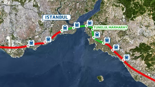 Romania, inclusa pe harta primului tunel feroviar subteran deschis intre Europa si Asia