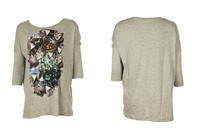 Bluza Stradivarius Cuspid Grey