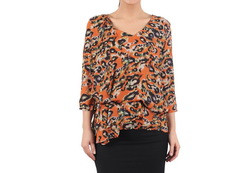 Bluza din voal orange 513
