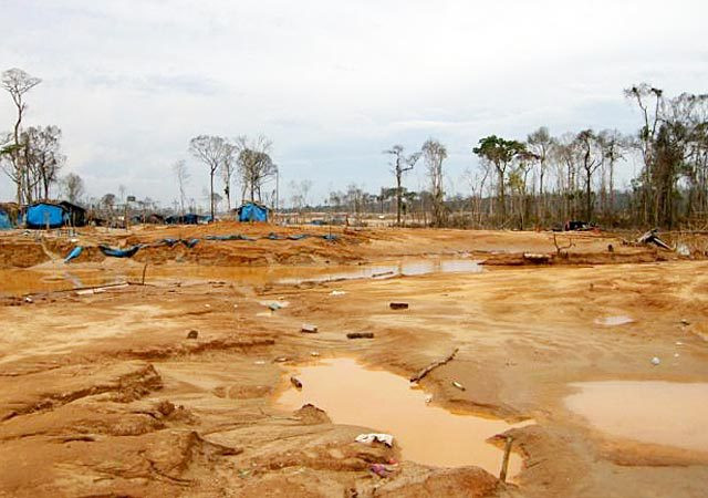 Studiu alarmant: minele de aur ilegale din Peru distrug Amazonul