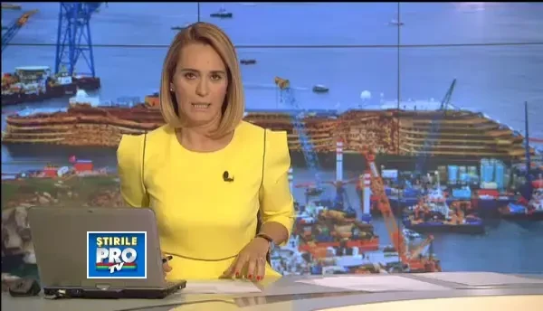 Dansatoarea de pe Costa Concordia a recunoscut ca avea o relatie cu capitanul vasului