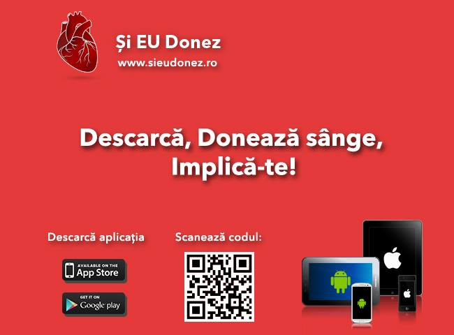 iLikeIT. Putem deveni eroi cu o simpla aplicatie de mobil. Descarca, doneaza sange, implica-te!