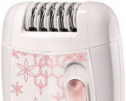 Epilator Philips HP6420/00, 20 pensete, 2 viteze (Alb cu roz)