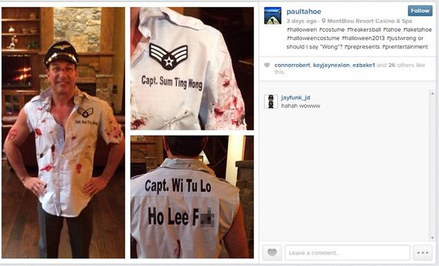 HALLOWEEN 2013. Costumul care a provocat un urias scandal pe Instagram