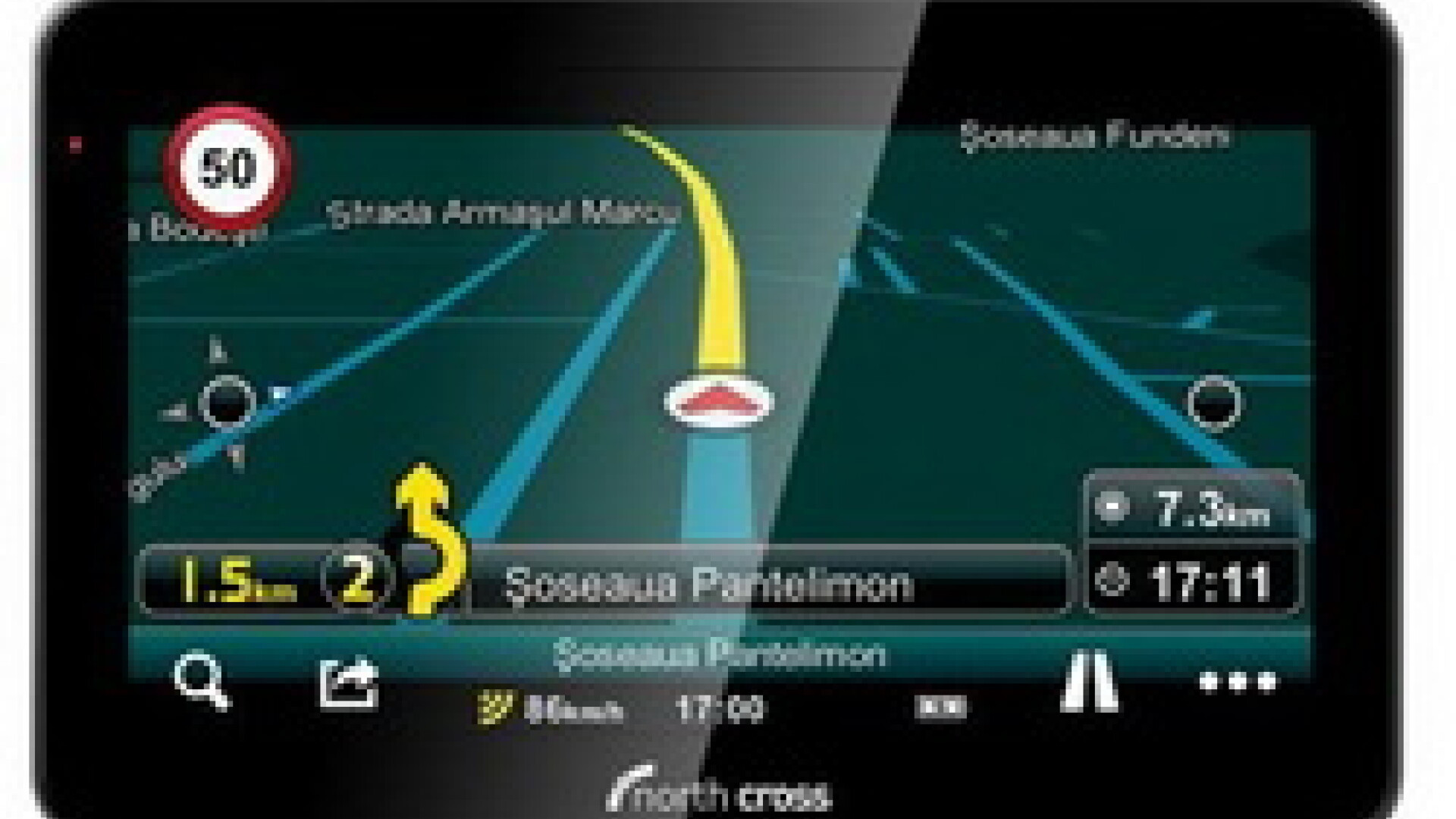 Navigator GPS North Cross ES400 E v2 + Harta Europei