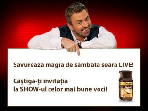 Jacobs Velvet te trimite in finala cu cele mai tari voci! Premiul poate fi un cadou uimitor