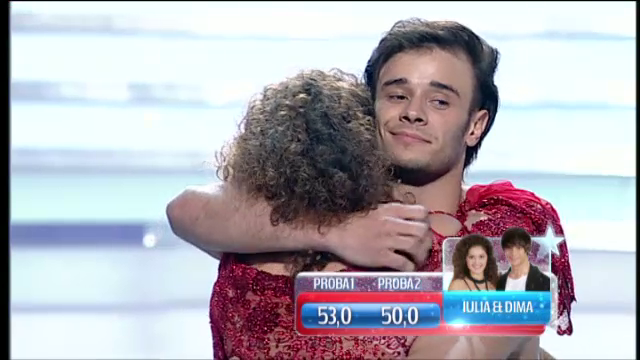 Echipa formata din Iulia si Dima, hotarata sa treaca peste duelul de la "Dansez pentru tine"