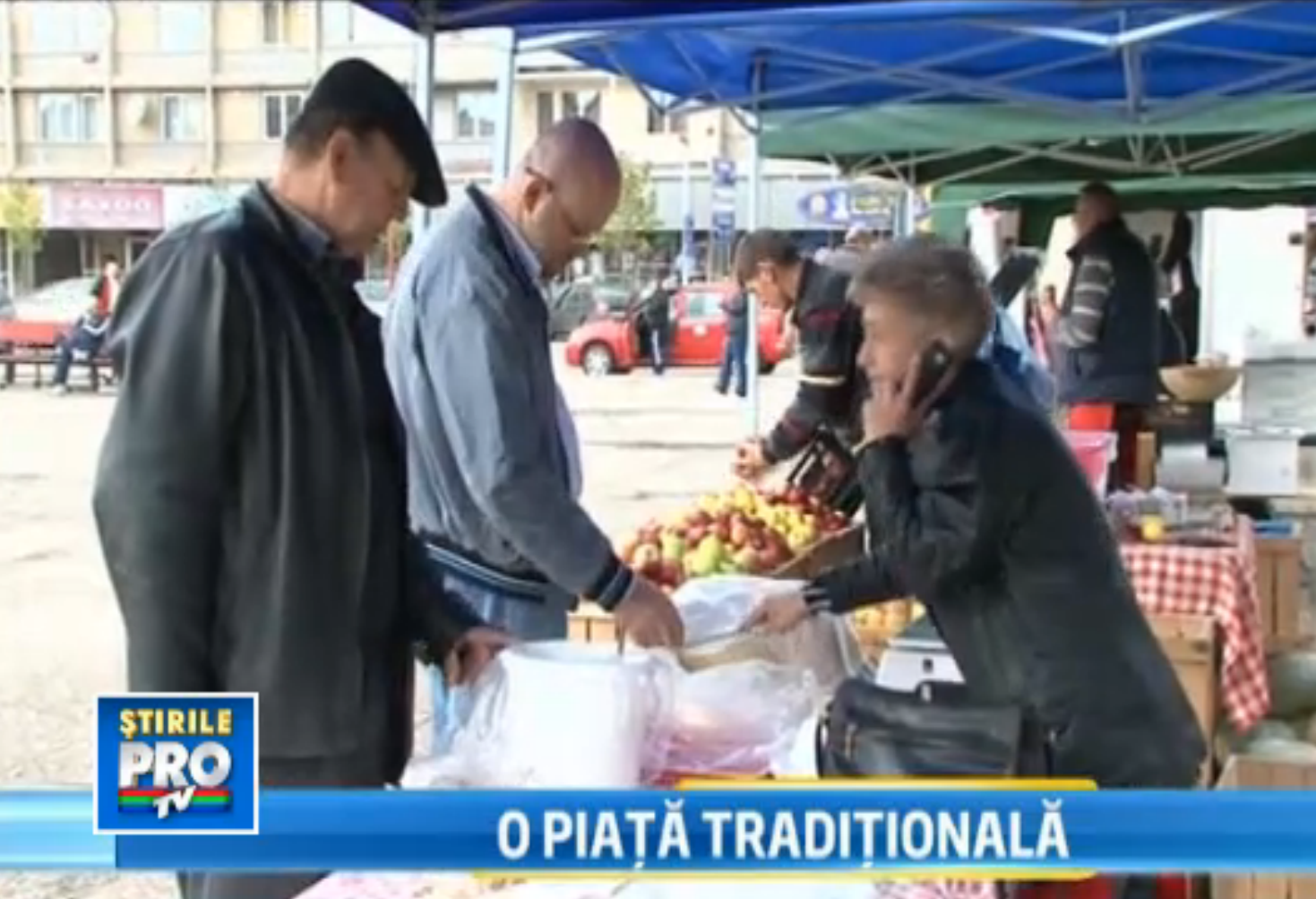 Piata traditionala in centrul orasului Baia Mare