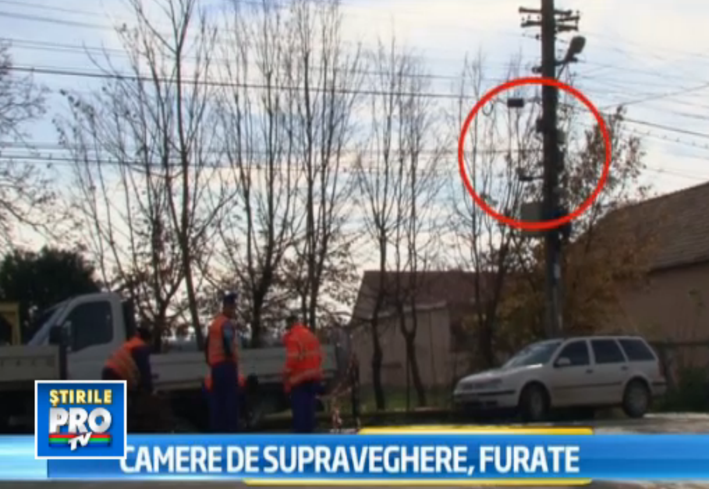 Trei camere de supraveghere amplasate intr-o comuna din Alba au fost furate