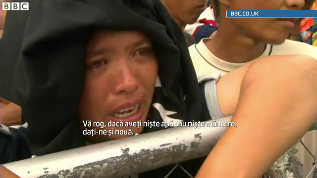 Marturiile cutremuratoare ale sinistratilor din Filipine. Convoaiele cu ajutoare, vandalizate