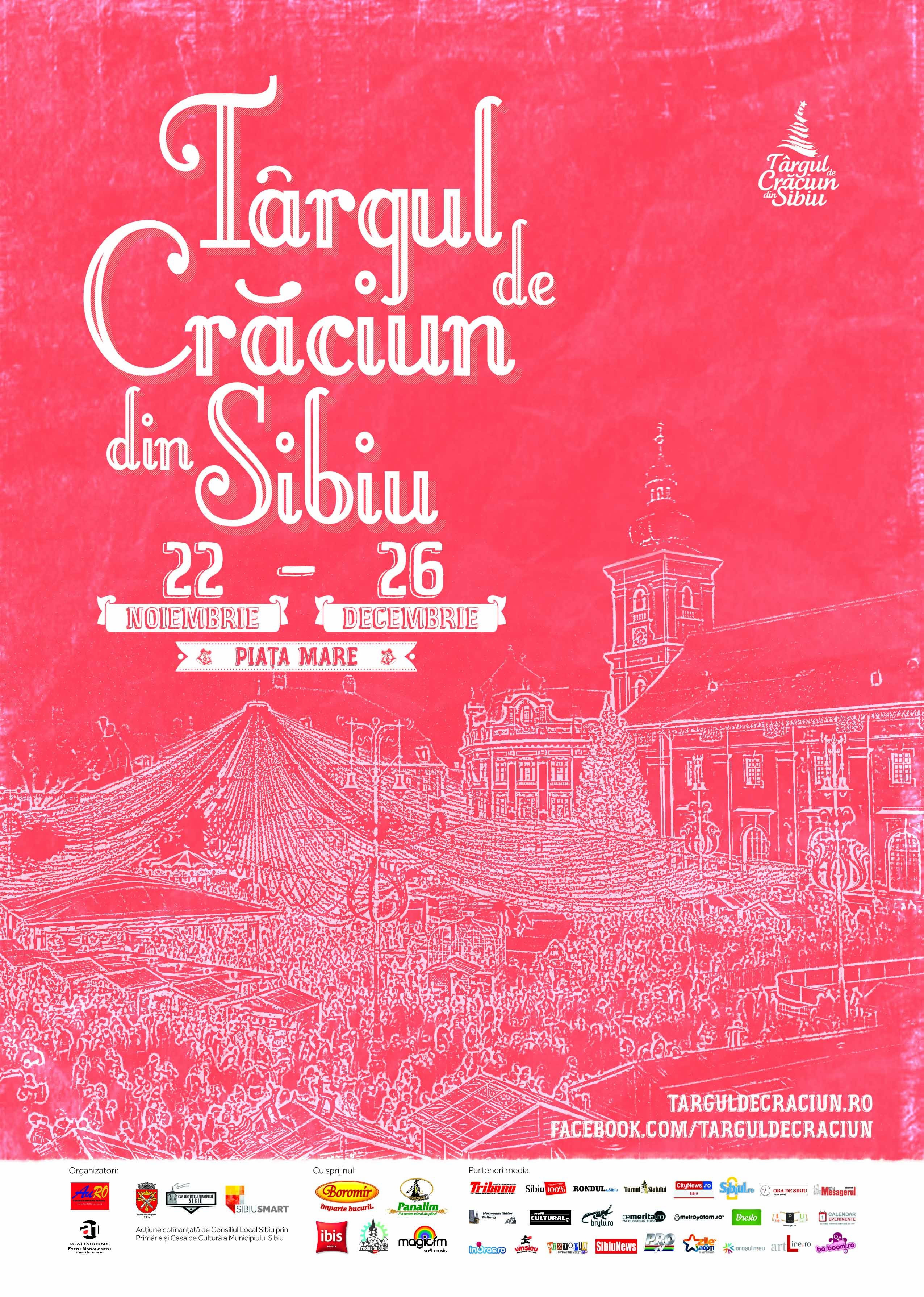 Mos Craciun si-a deschis santier in centrul Sibiului