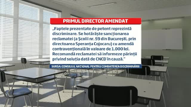 Primul director de scoala din Romania sanctionat pentru ca a cerut retragerea unui copil autist