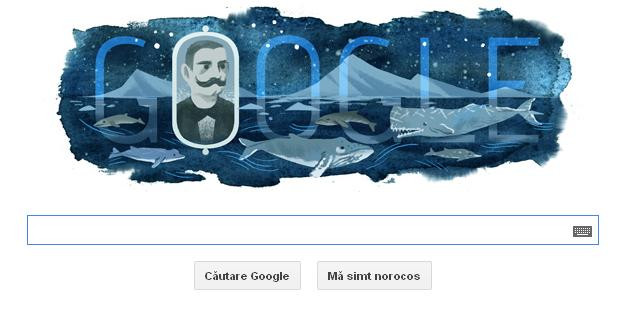 EMIL RACOVITA - 145 de ani de la nasterea savantului roman sarbatoriti de GOOGLE cu un DOODLE