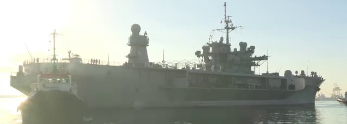 Misiunea cu care USS Mount Whitney,una dintre cele mai performante nave de razboi,a sosit in Romania