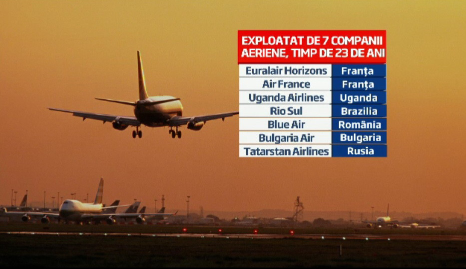 Avionul vechi de 23 de ani care s-a prabusit in Rusia a fost folosit de Blue Air in Romania