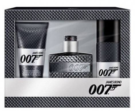 SET James Bond 007 James Bond 007 Eau de Toilette Edt 30ml + 50ml Shower gel + 50ml Deodorant 30ml