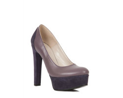 Pantofi mov cu platforma