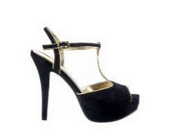Sandale cu toc inalt si platforma
