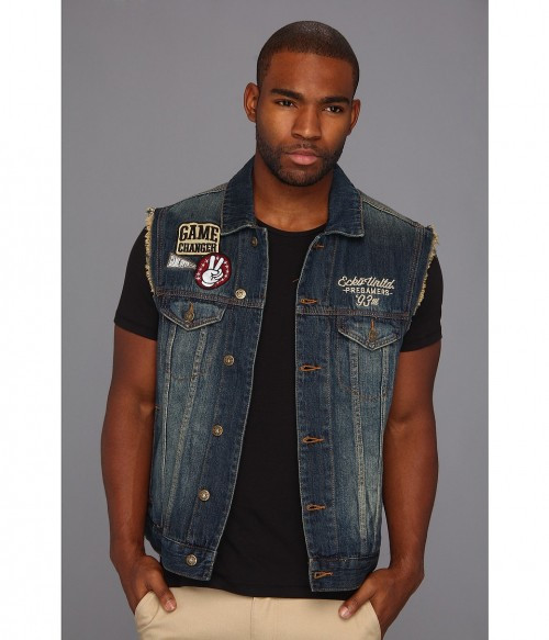 ECKO Nitro Wash Denim Vest
