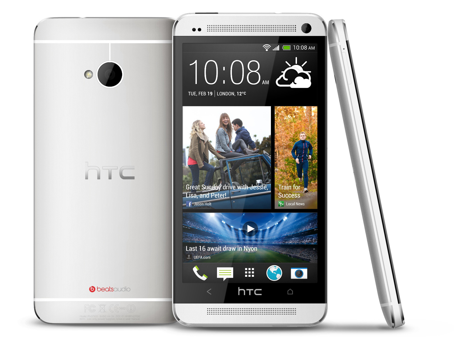 HTC One silver