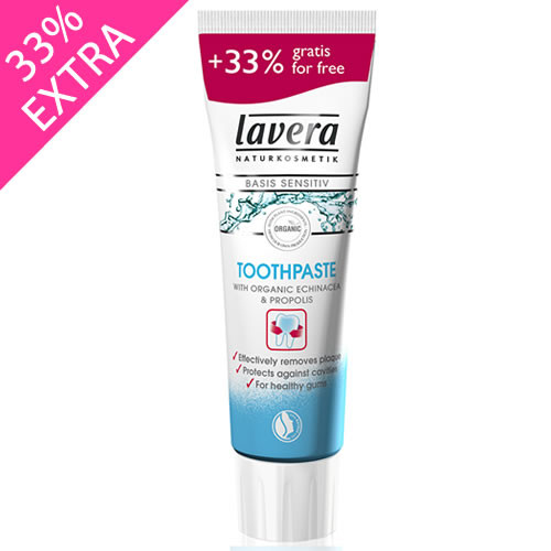 LAVERA Pasta de dinti BIO, protectie naturala impotriva cariilor si albire dinti
