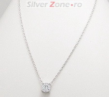 Lant model sarpe din argint lucios