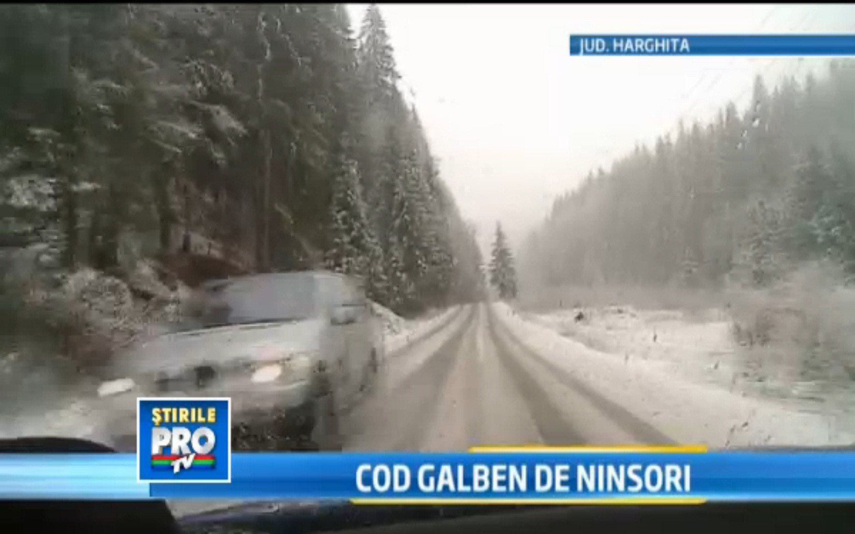 Cod galben de vant si ninsori. In Ardeal zapada atinge deja 20 de centimetri