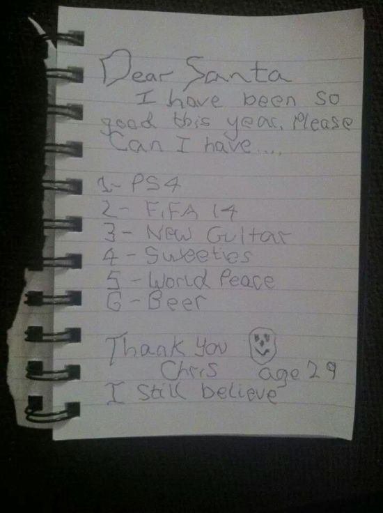 Scrisoarea unui tanar de 29 de ani a ajuns viral pe internet. Ce i-a cerut lui Mos Craciun