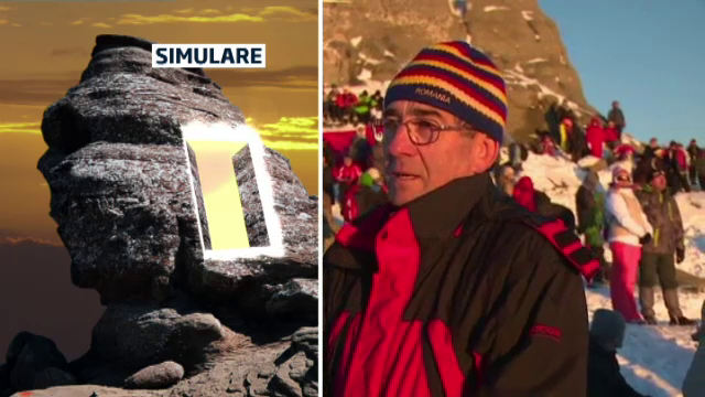 Marturiile romanilor care au urcat pe Platoul Bucegilor pentru a vedea fenomenul "piramidei solare"