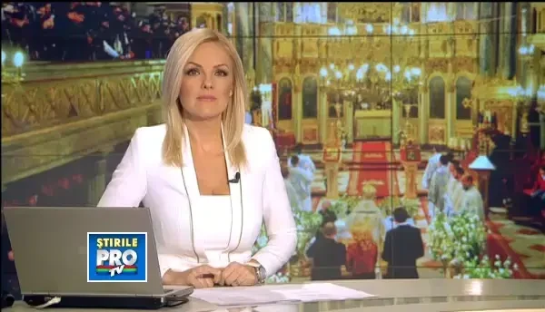 Nepoata presedintelui Basescu, Sofia Anais, a fost botezata la Biserica Sfantul Spiridon Nou