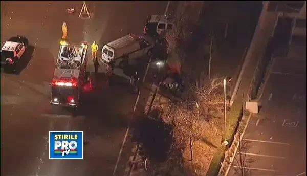 CLIPUL ZILEI: Imagini de la locul accidentului in urma caruia a murit Paul Walker