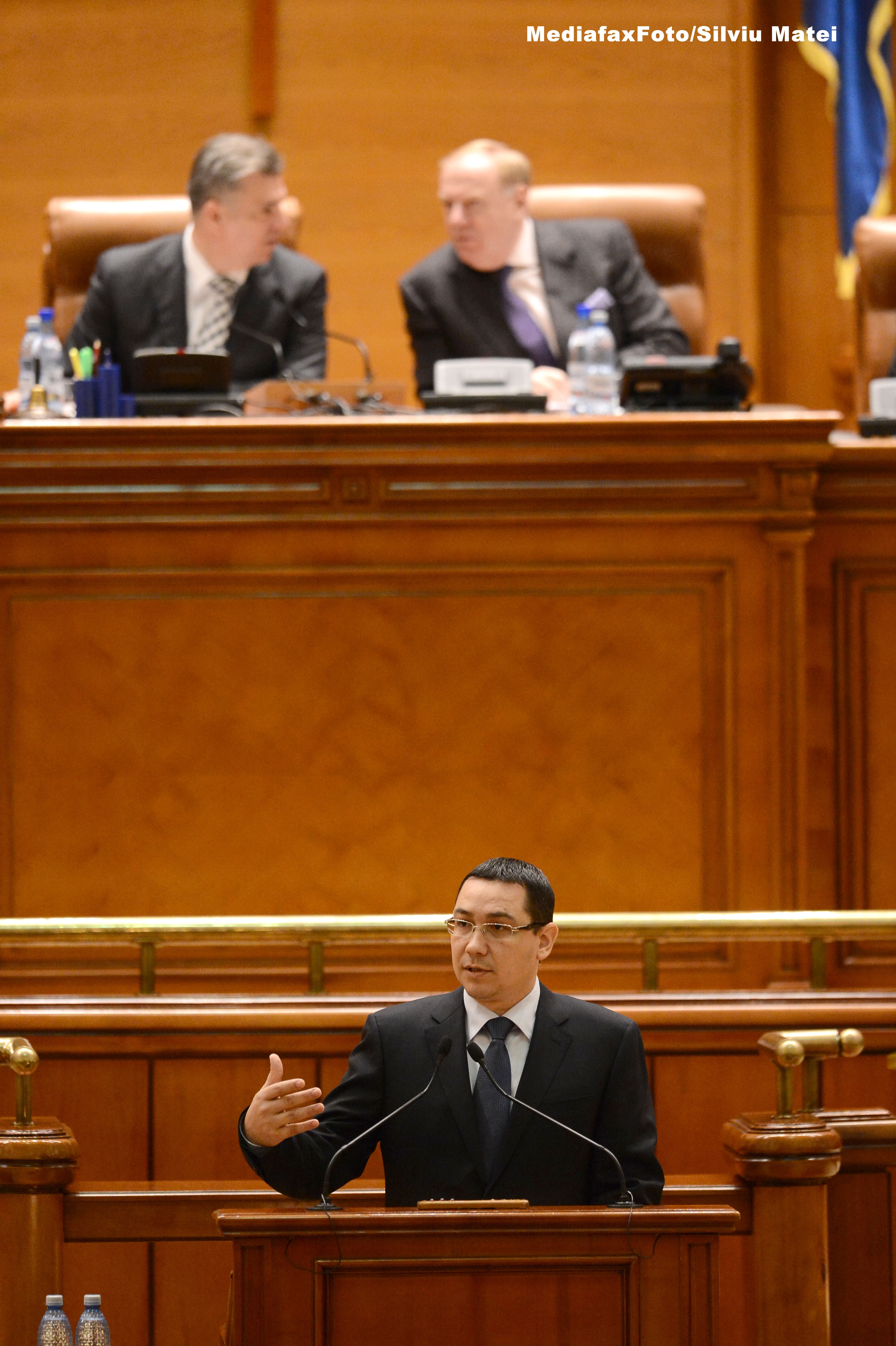 Victor Ponta in Parlament