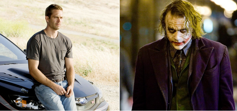 Legatura dintre Paul Walker si Heath Ledger. Cinci staruri care au murit in mijlocul filmarilor
