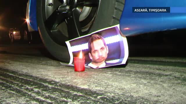 Sute de tineri s-au adunat in Timisoara si Bucuresti pentru a-i aduce un omagiu lui Paul Walker