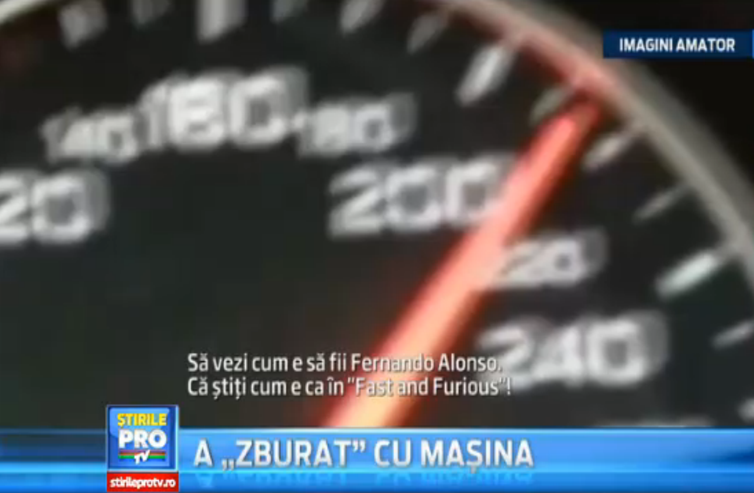 Ancheta deschisa in cazul unui tanar care s-a filmat conducand cu 250 km pe autostrada Transilvania