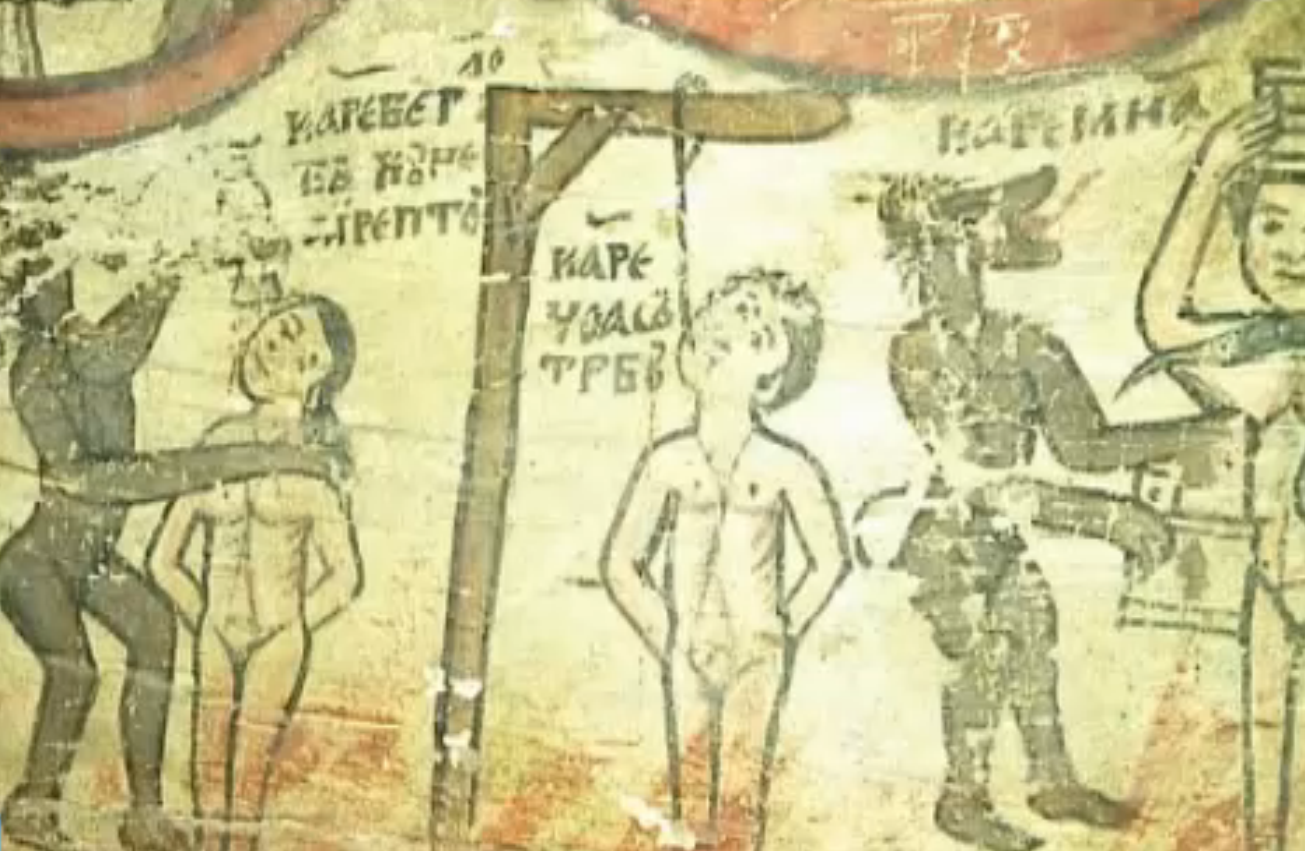 Diavolii, pacatele si turistii. Picturile vechi de sute de ani din biserici sunt la mare cautare