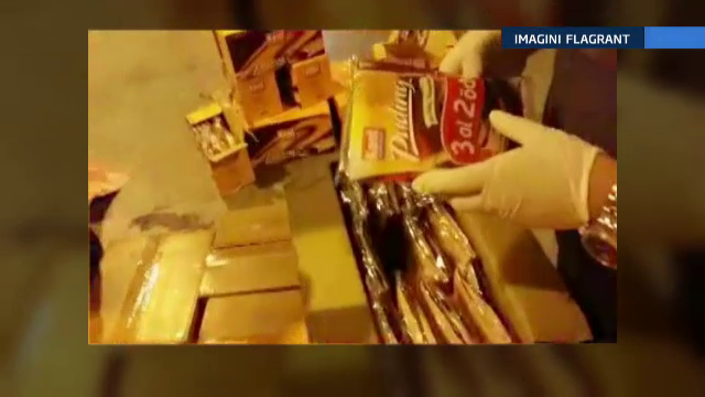 Captura impresionanta de heroina la iesirea din Romania. 75 de kg, confiscate de politisti