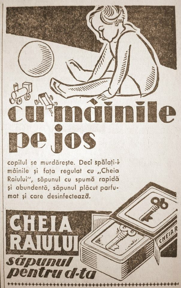 reclama sapun cheia perioada interbelica