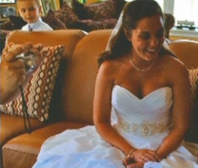 Imaginea care a emotionat milioane de oameni. Ce a facut aceasta mireasa la nunta sa