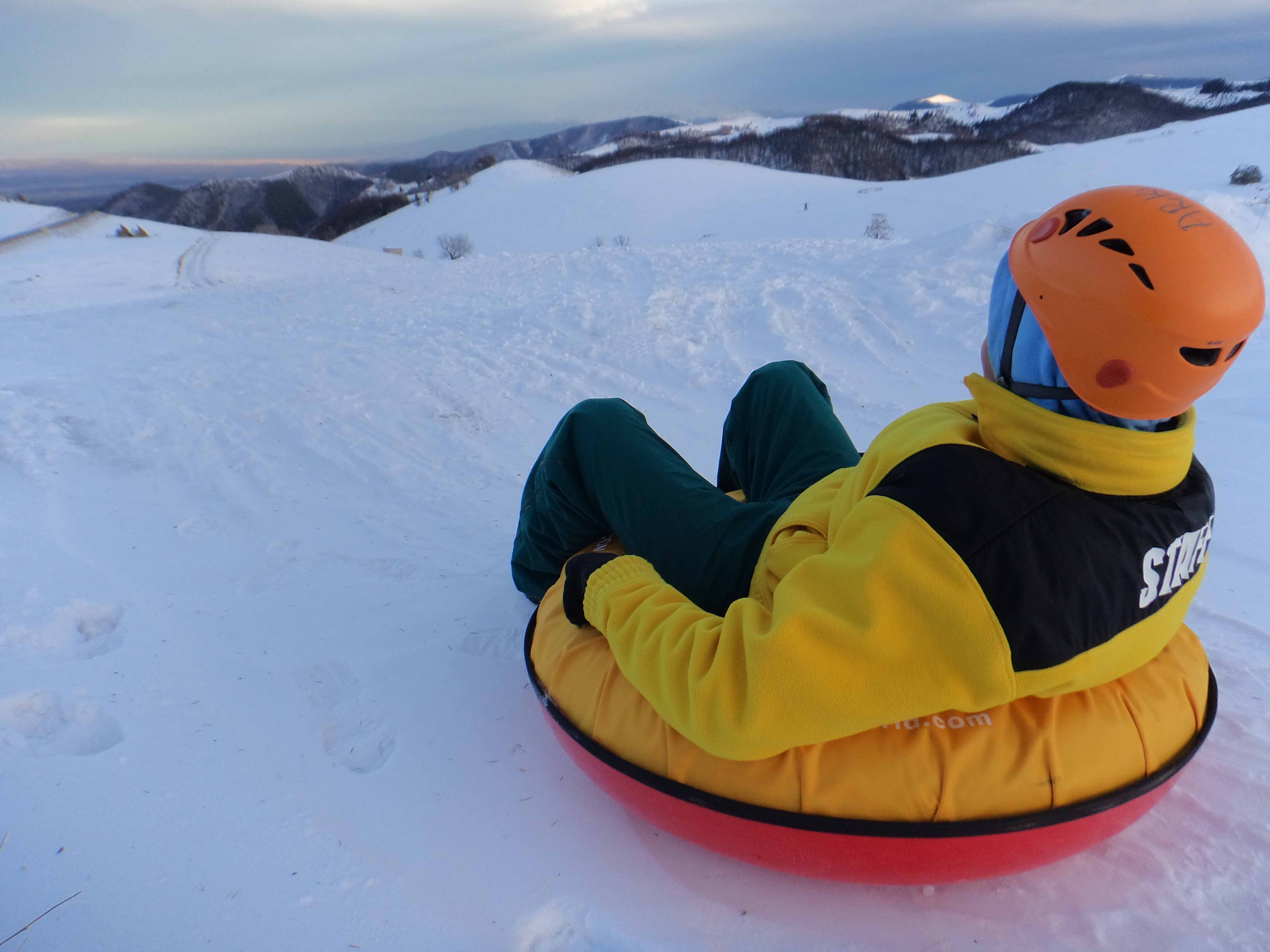 Escalada, tiroliana, tubing si sanius la Arka Park Paltinis